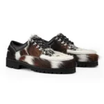 Aziza Cow Hide Boat Shoes