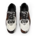 Aziza Cow Hide Boat Shoes Frant