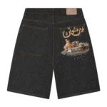 Aziza Raw Jorts Short - Black