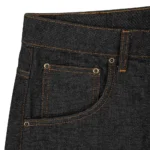 Aziza Raw Jorts Short - Black - Image 3