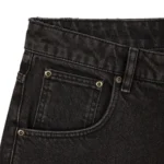 Aziza Washed Jorts Short - Brown Side