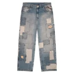 Blossom V2 Patchwork Washed Denim Blue