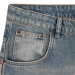 Blossom V2 Patchwork Washed Denim - Blue Side