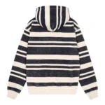 Derschutze on Air Striped Zip Up Hoodie Back