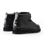 Jasmine Woven Boots - Black Back