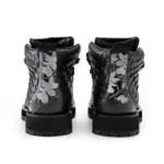 Jasmine Woven Boots - Black White