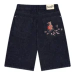 Koi Fish V2 Jorts Raw Indigo