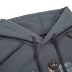 Sashiko Hoodie - Grey Frant