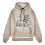 Sashiko V2 Hoodie Light Grey