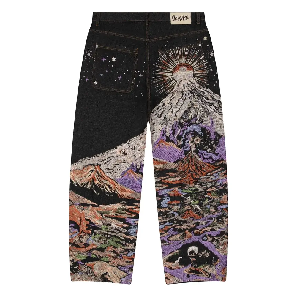 Sunset Raw Denim Jeans Black Sunset Raw Denim Jeans Black