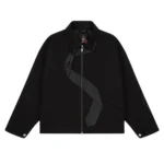 Wall Street Denim Jacket - Black