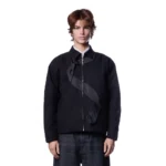 Wall Street Denim Jacket - Black Frant