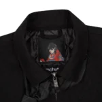 Wall Street Denim Jacket - Black Logo