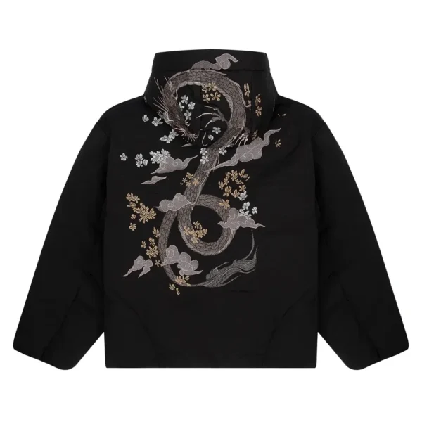 Yakuza Down Puffer Jacket Black