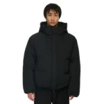 Yakuza Down Puffer Jacket - Black Frant
