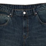 Yakuza Indigo Washed Denim - Blue zip