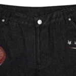 Yakuza Raw Denim Pant - Black Zip