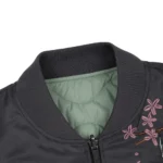 Yakuza V2 Bomber Jacket - Dark Grey Logo