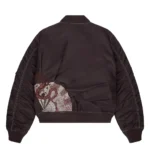 Yakuza V2 Bomber Jacket Deep Plum Back