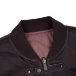 Yakuza V2 Bomber Jacket Deep Plum Logo