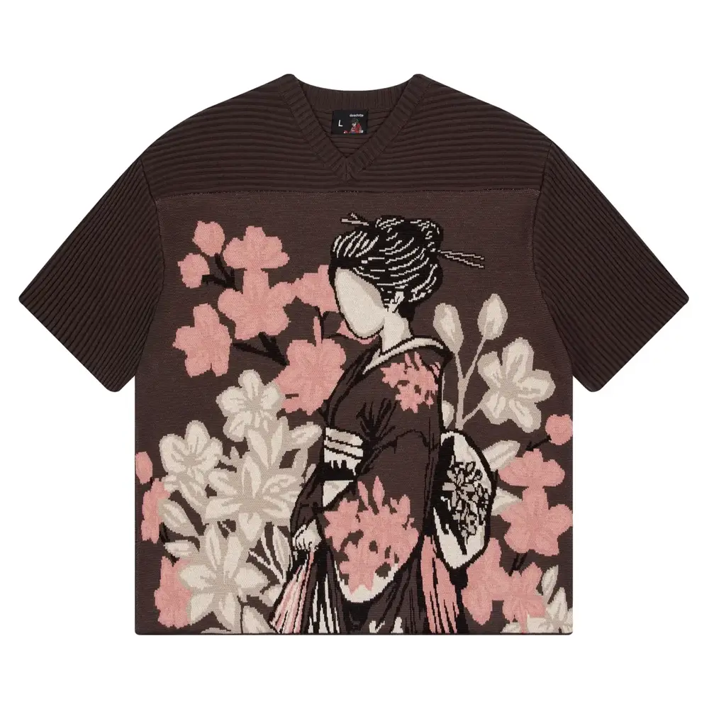 Yakuza V2 Knitted Jersey - Brown Yakuza V2 Knitted Jersey - Brown