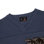 Yakuza V2 Knitted Jersey Shirt - Blue Logo