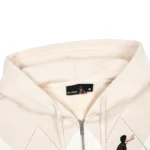 Derschutze on Air Zip Up - Beige Logo