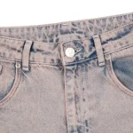 Lotus Denim Faded Jeans Rose Zip