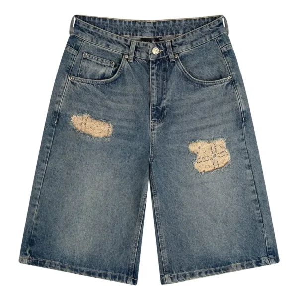 Lotus Jorts Indigo Blue