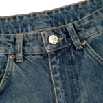 Lotus Jorts Indigo - Blue Zip