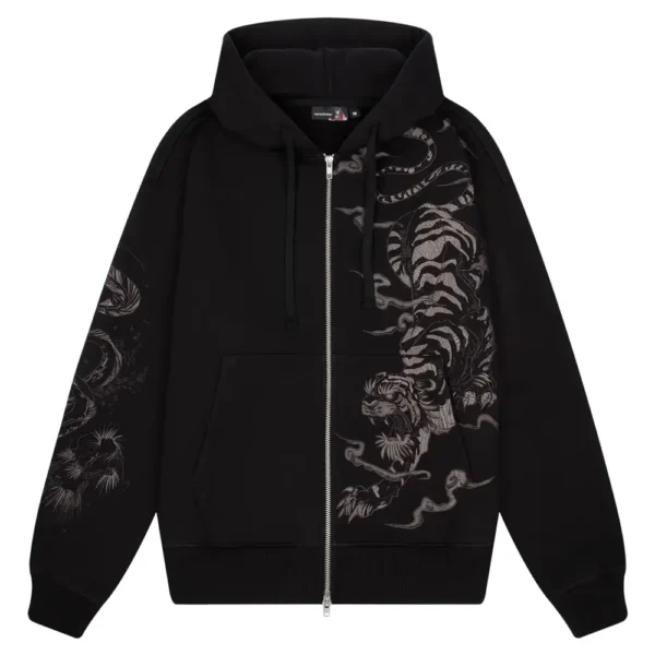 Yakuza V3 Zip Up Hoodie Black