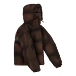 Yasmin V3 Puffer Coat - Brown Side