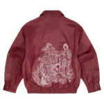 Gallery Leather Jacket - Red Back