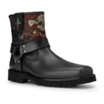 Hellboy Biker Boots Black