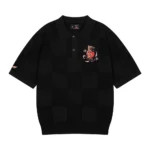 Koi Polo Knit - Black