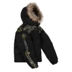 Void Puffer Jacket - Black Side