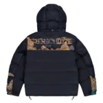Whales Puffer Jacket - Navy V2 Back