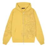 Thangka Hoodie ZIP Up - Yellow
