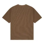 Aziza Waffle T Shirt - Brown Back