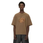 Aziza Waffle T Shirt - Brown Man