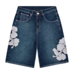 Break Indigo Washed Jorts - Blue