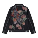Lotus V2 Indigo Raw Denim Jacket - Black