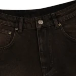 Bootcut Denim V2 - Brown Zip