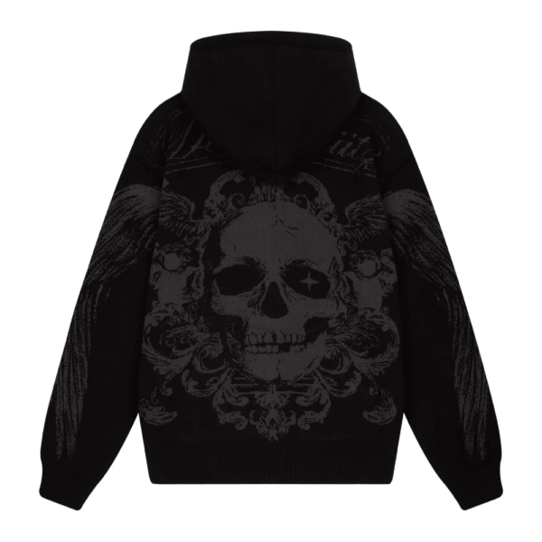 Hellboy Knit Hoodie - Black