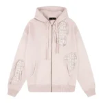 Lotus Hoodie ZIP Up - Pink