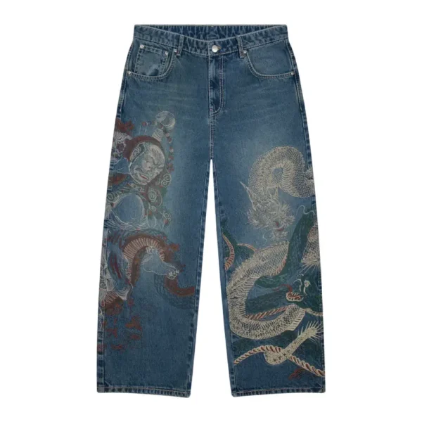 Lotus V2 Indigo Denim Jeans - Blue