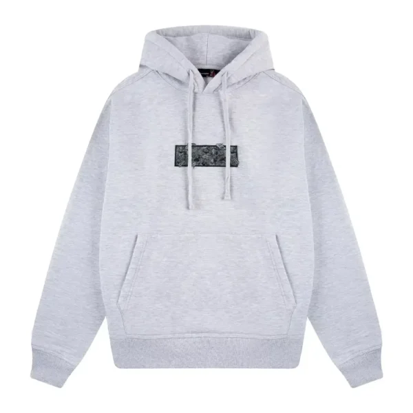 Origami Hoodie Melange BW - Grey