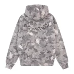 Origami Hoodie Printed Camo BW