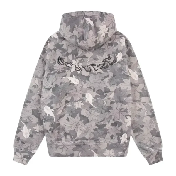 Origami Hoodie Printed Camo BW