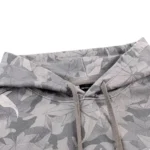 Origami Hoodie Printed Camo BW Hood